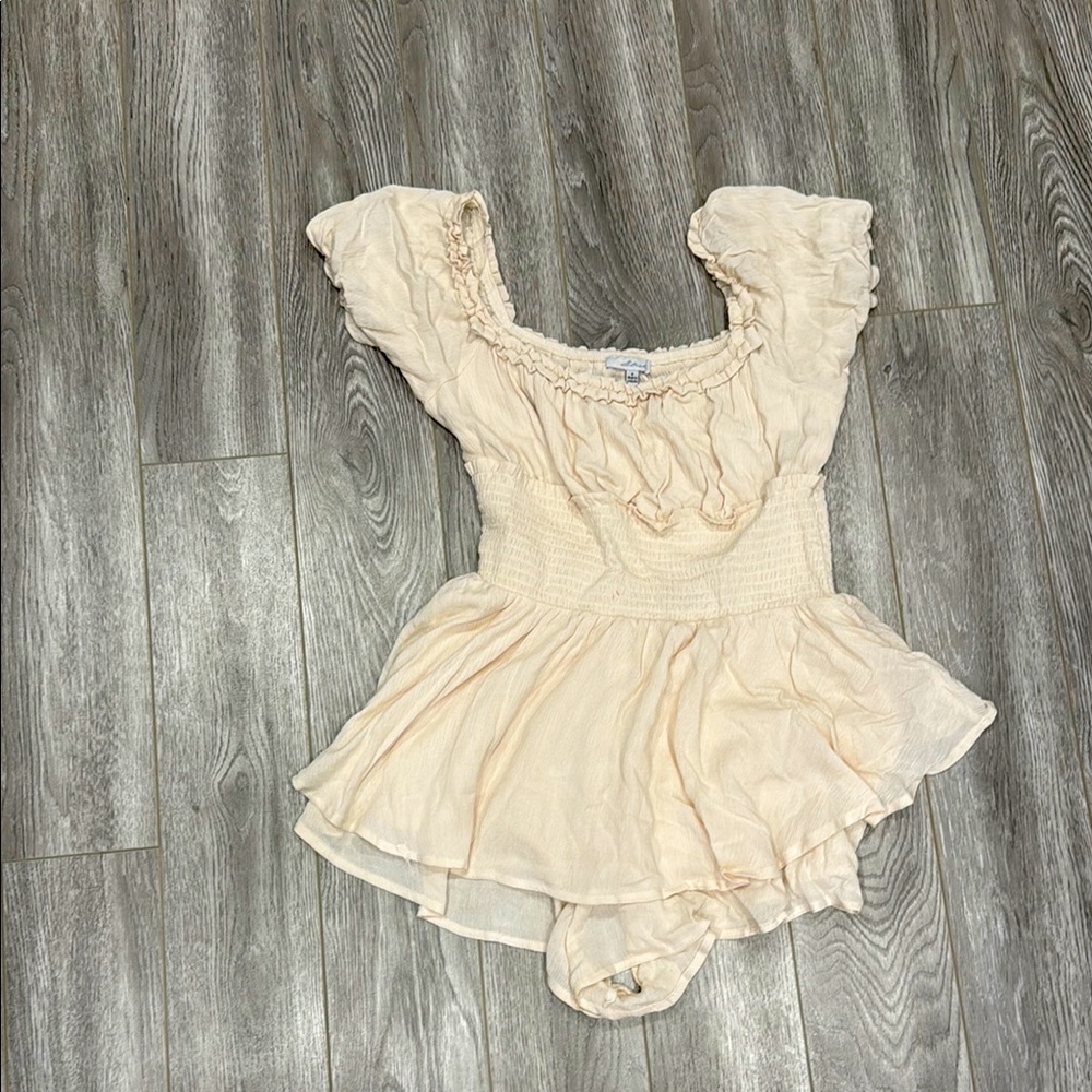 Women's Cream Romper